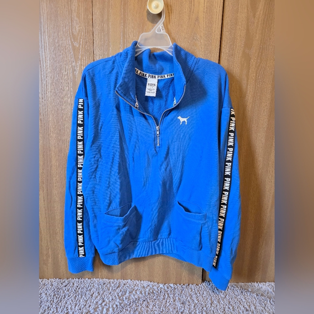 PINK Victoria's Secret Royal Blue Zip-Up